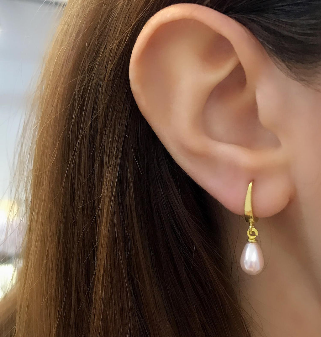 925 Sterling Silver Pearl Earrings – Elegant Freshwater Pearl Jewelry for Women - Etna Gift