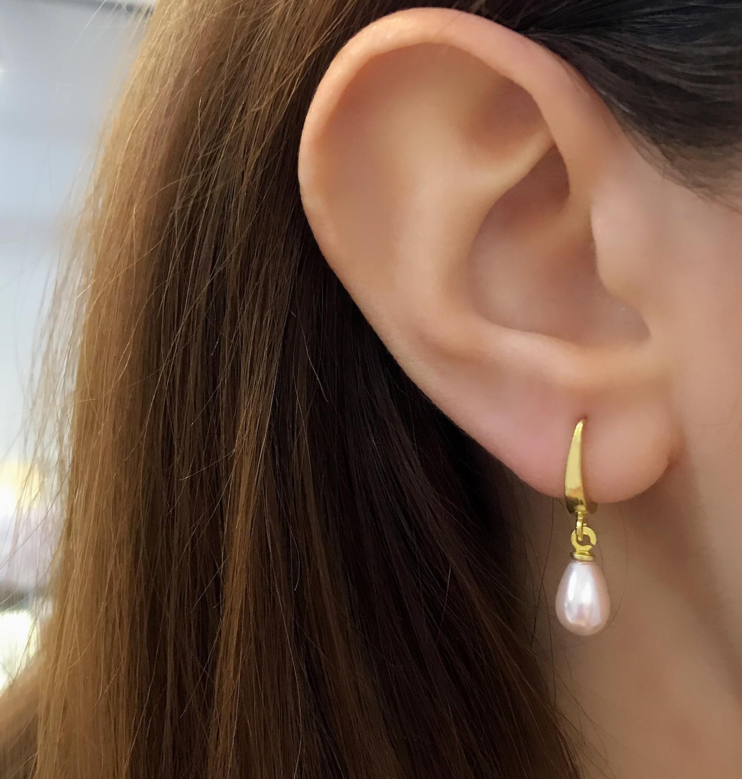 925 Sterling Silver Pearl Earrings – Elegant Freshwater Pearl Jewelry for Women - Etna Gift