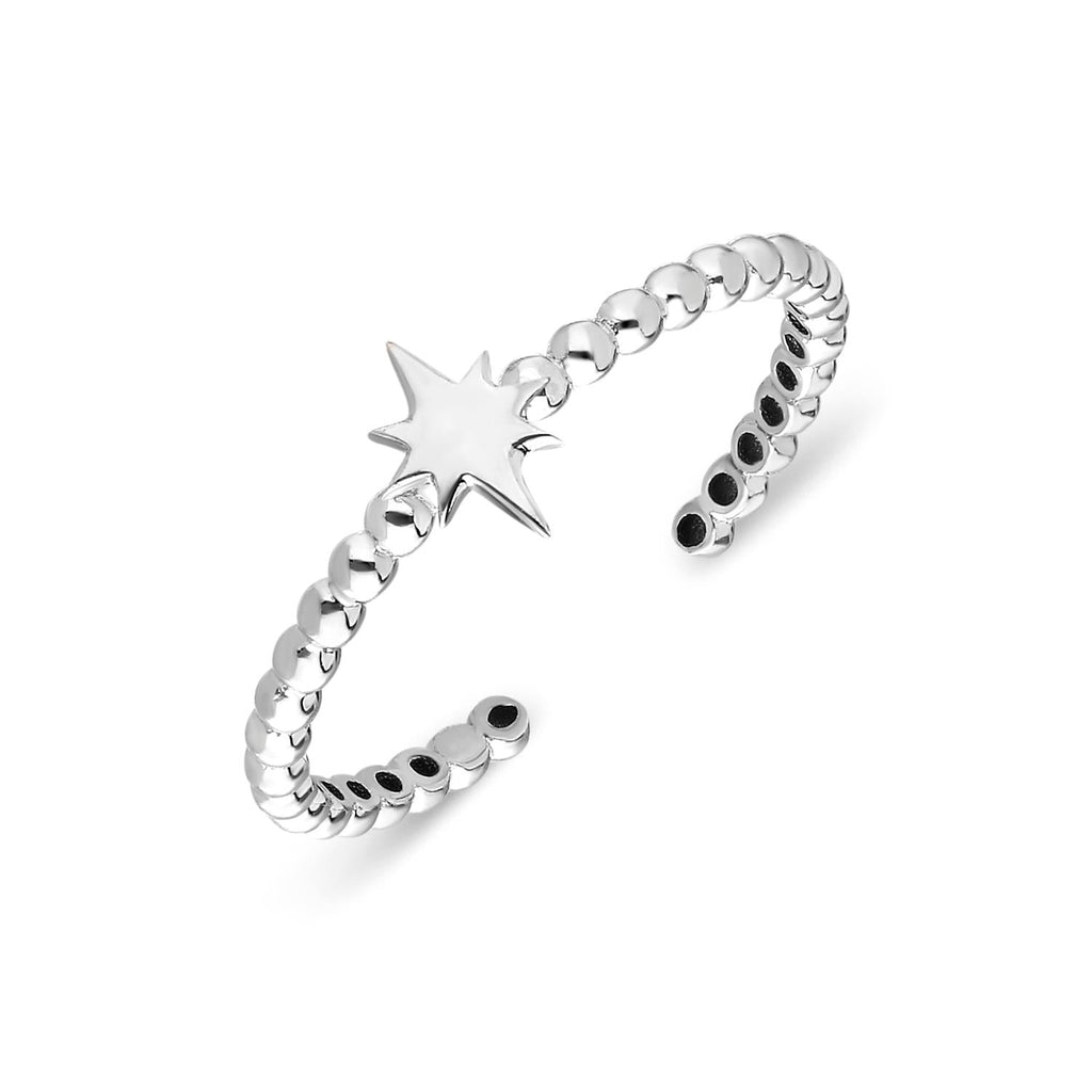 925 Sterling silver star ring - Etna Gift