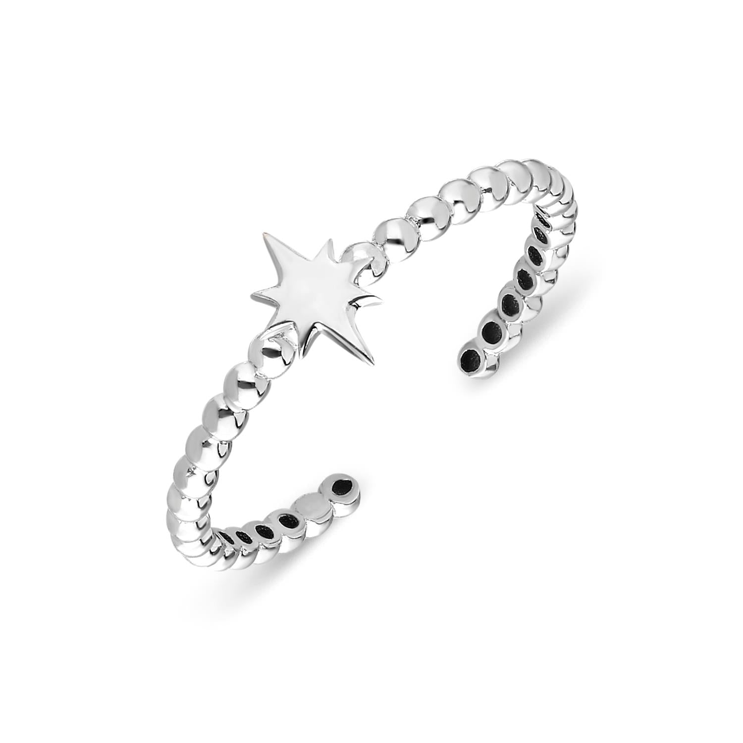 925 Sterling silver star ring - Etna Gift