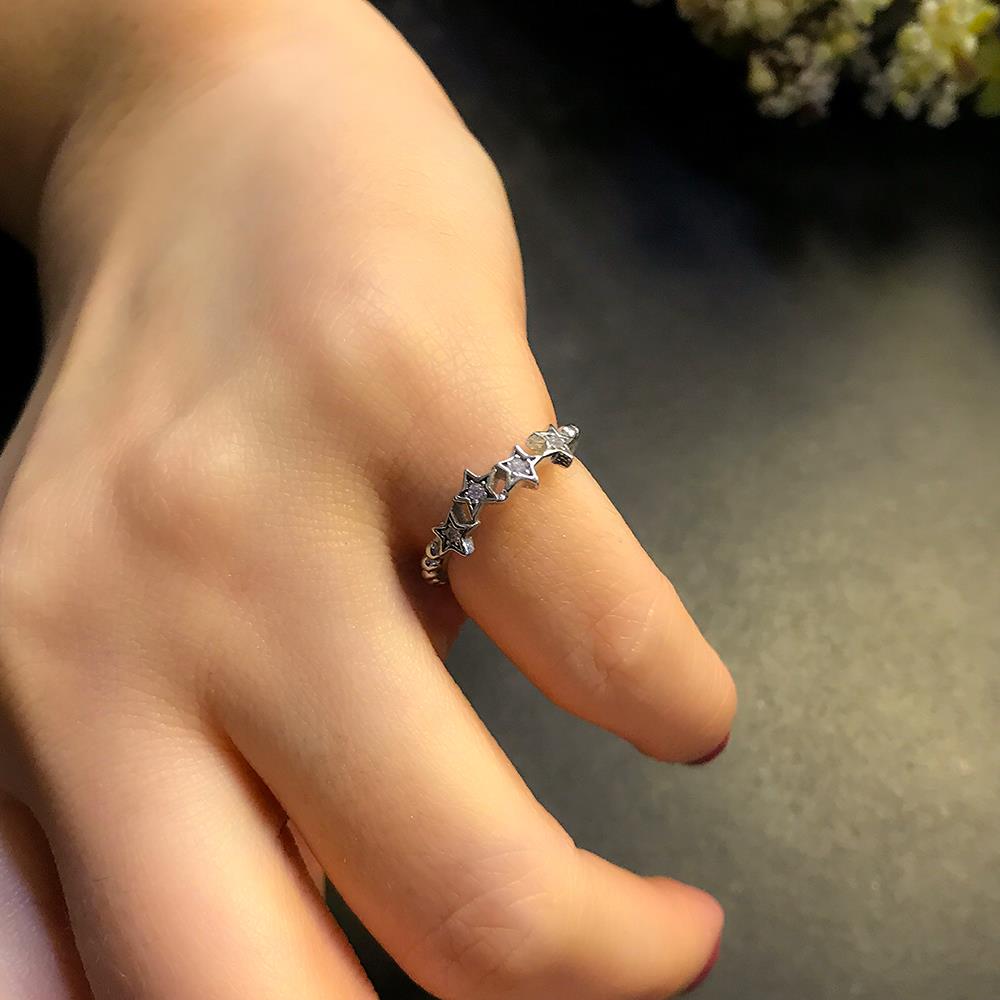 925 Sterling silver star ring - Etna Gift
