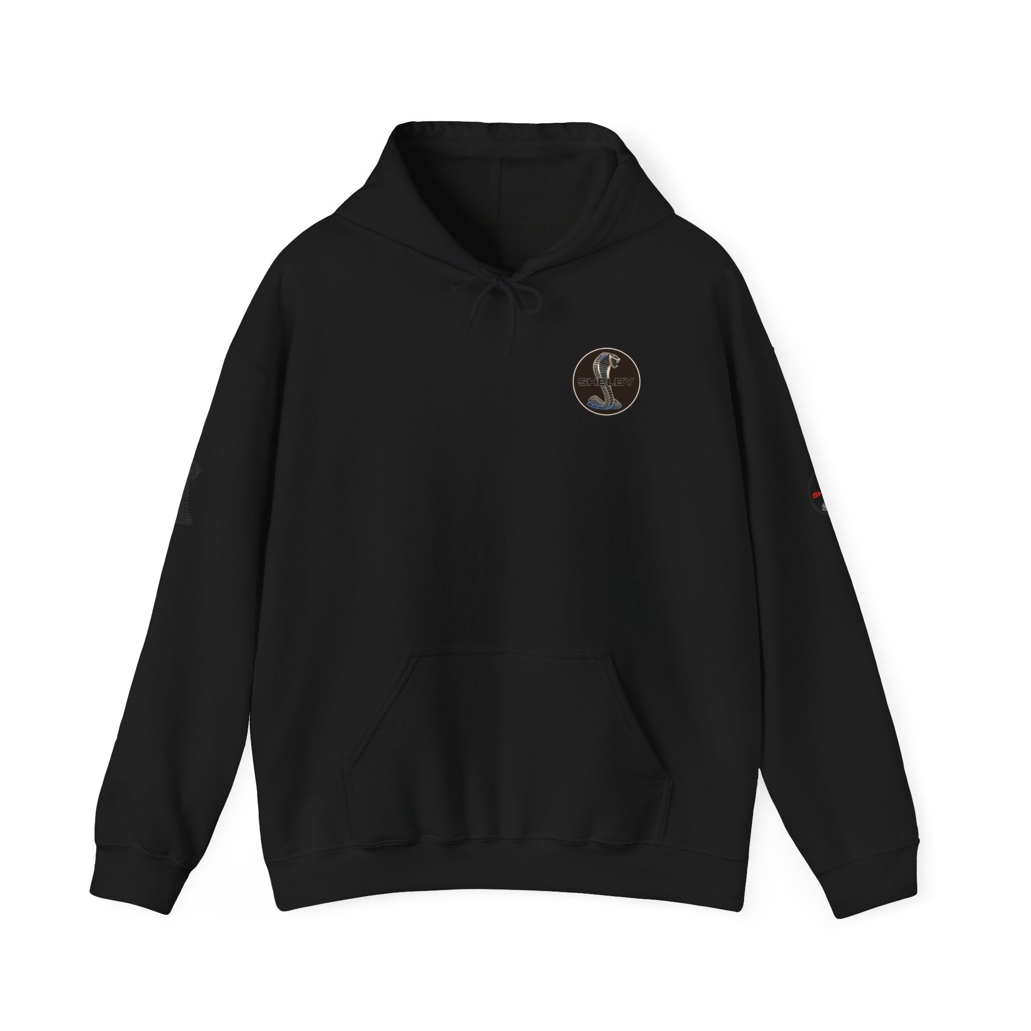 Classic Mustang Hoodie  Vintage Blue Pony Car Pullover
