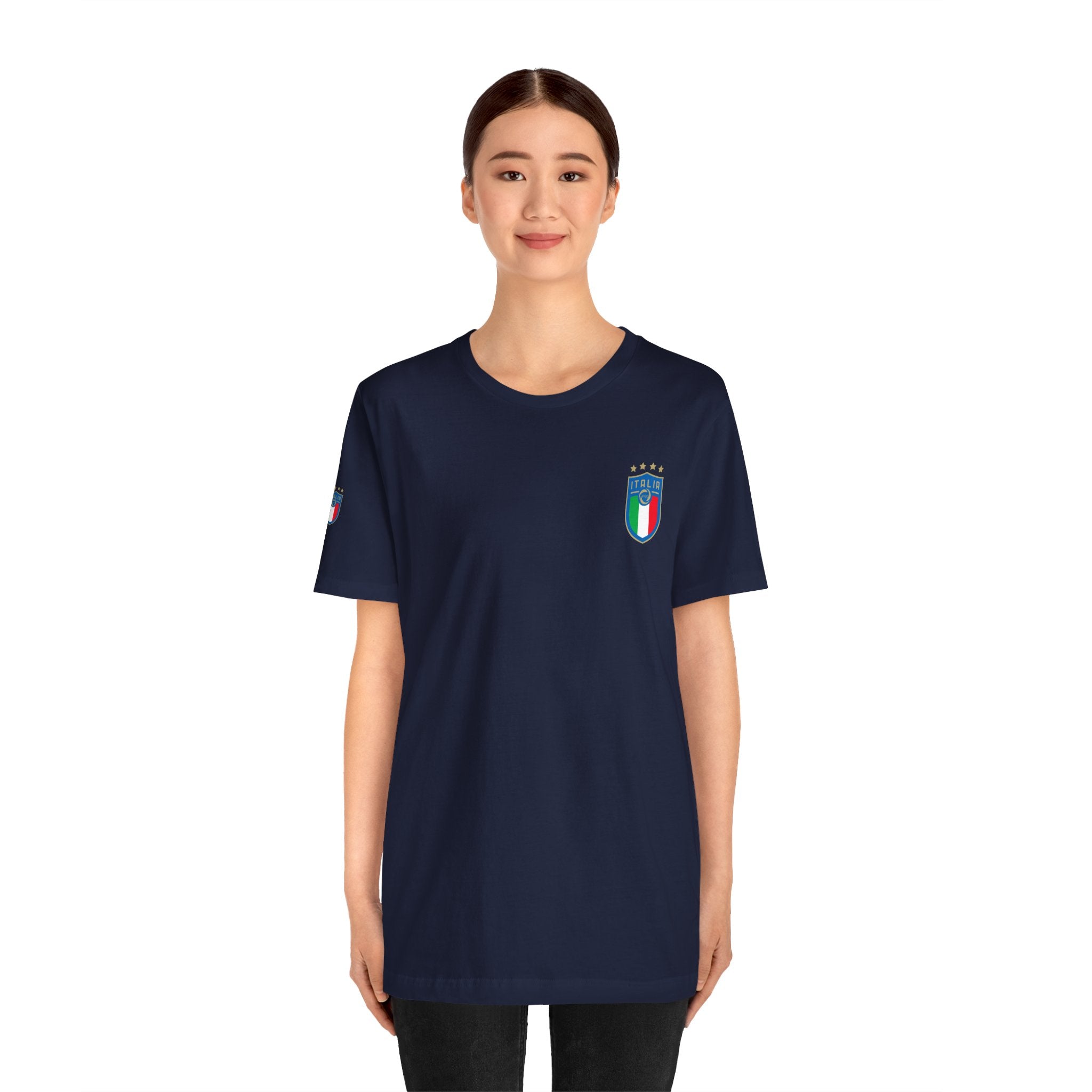 Italy Crest Tee  Italian Flag Shield T-Shirt