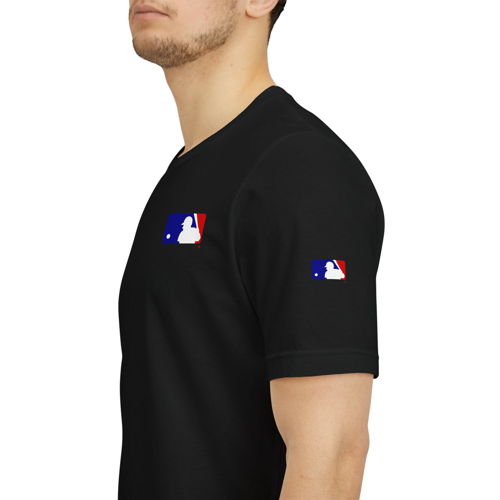 Baseball Logo T-Shirt  Minimal Chest Patch Tee