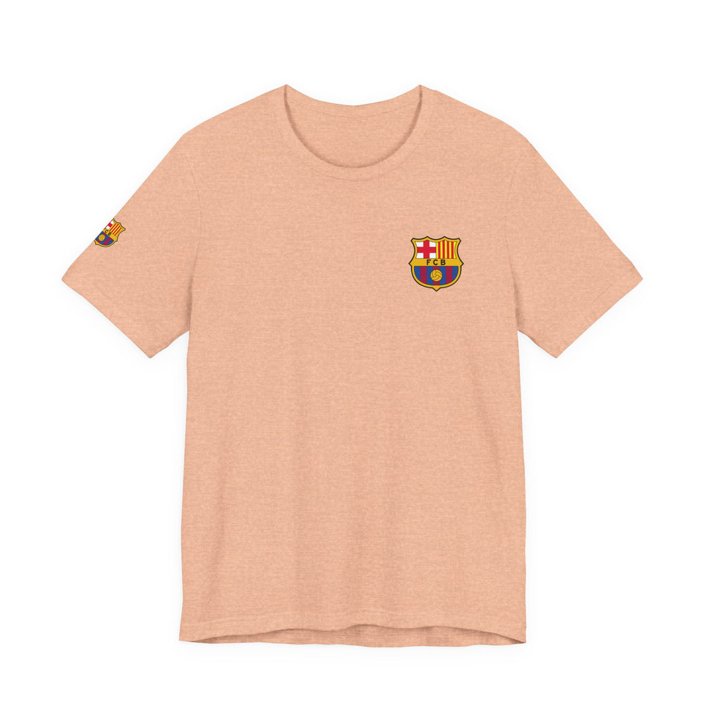 Barcelona Crest T‑Shirt  Minimal Football Fan Tee