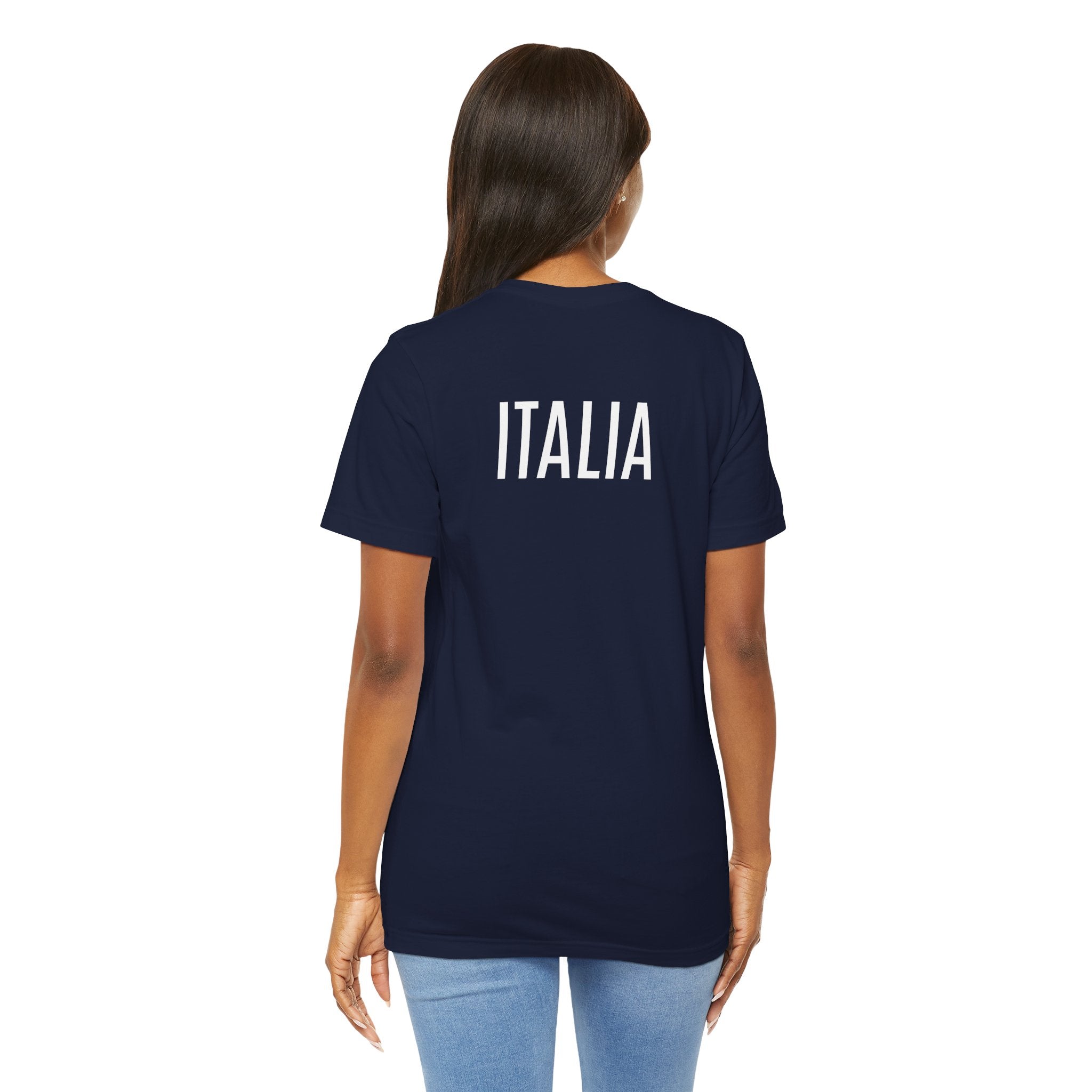 Italy Crest Tee  Italian Flag Shield T-Shirt
