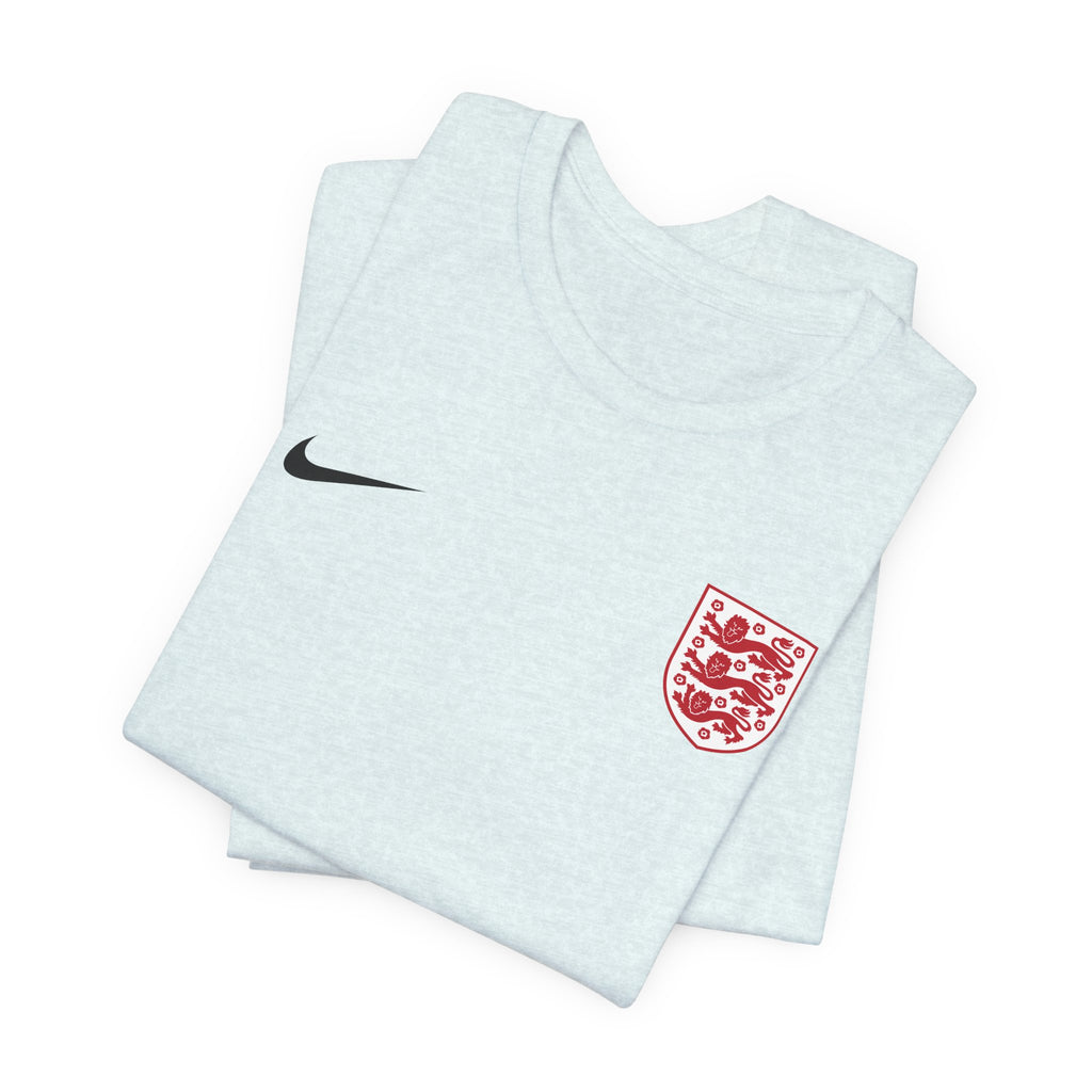 England Crest Soccer Tee — 'ENGLAND' Back Graphic