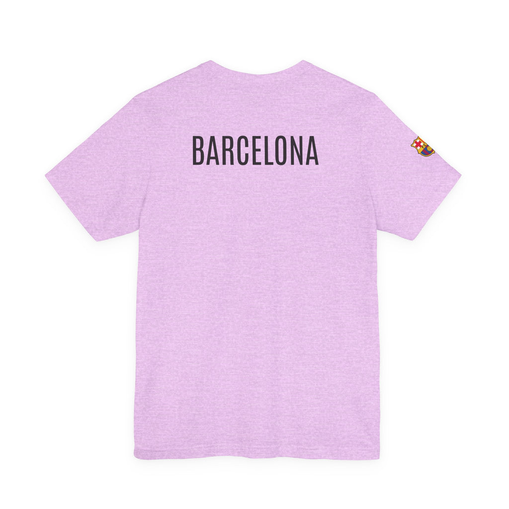 Barcelona Crest T‑Shirt  Minimal Football Fan Tee