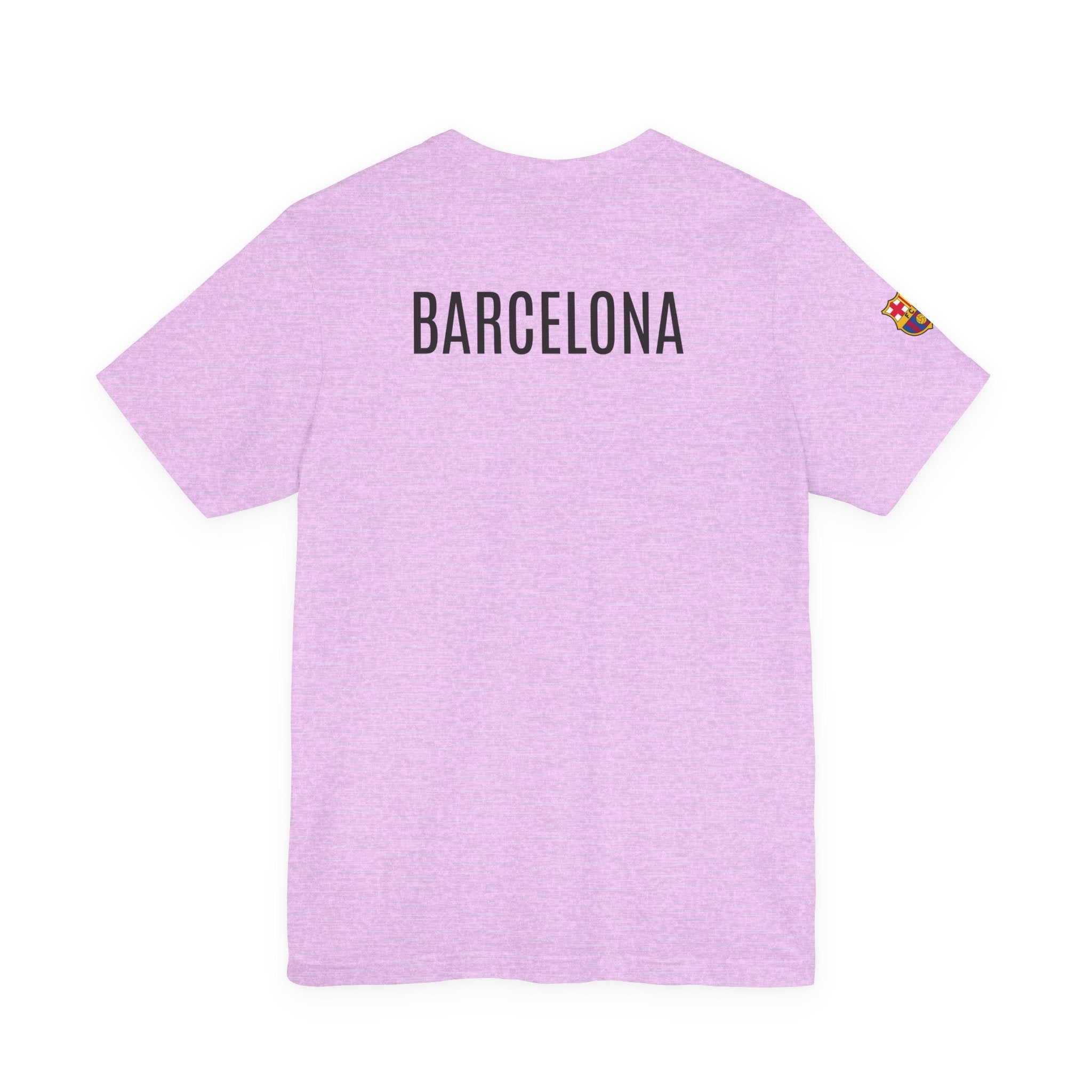 Barcelona Crest T‑Shirt  Minimal Football Fan Tee