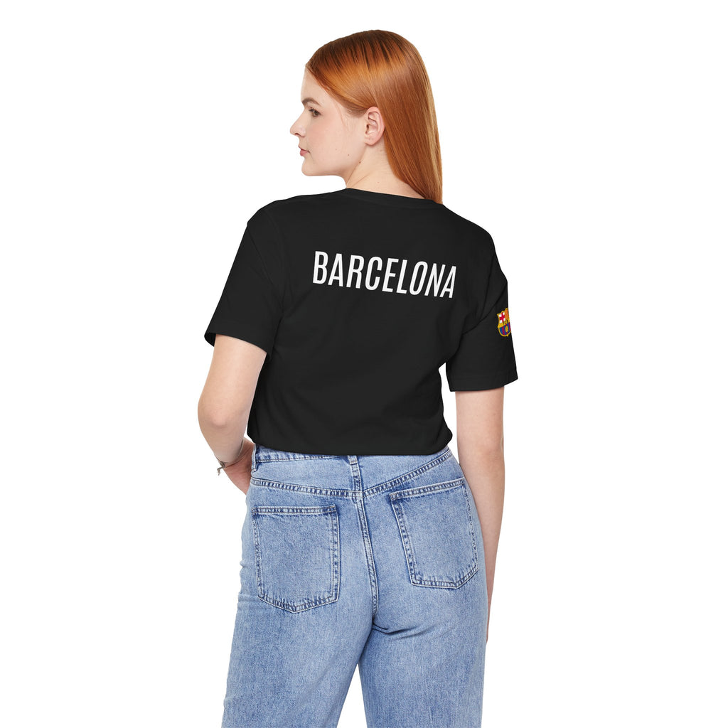 Barcelona Crest T‑Shirt  Minimal Football Fan Tee