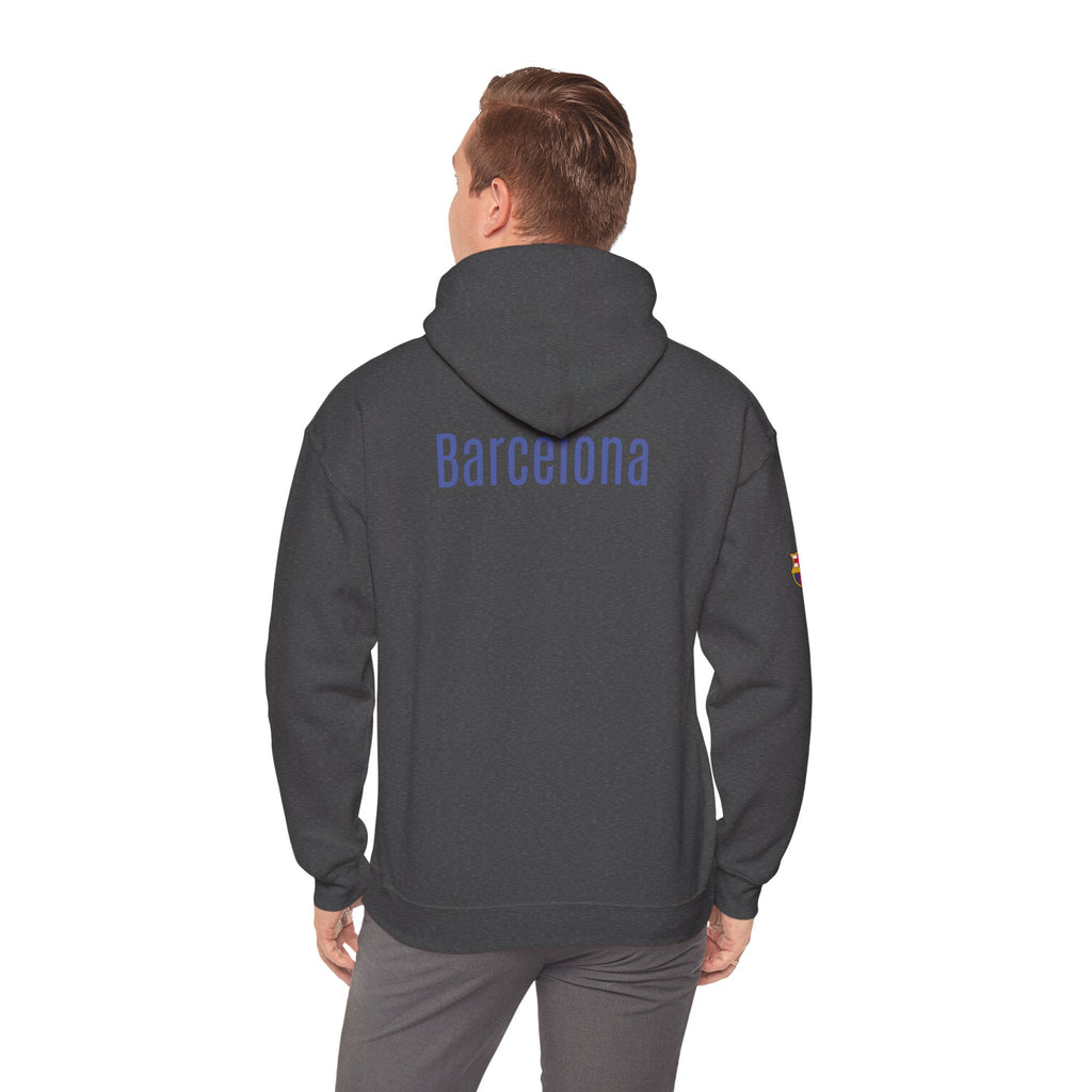 Hoodie  Barcelona Crest Hoodie with Small Badge
