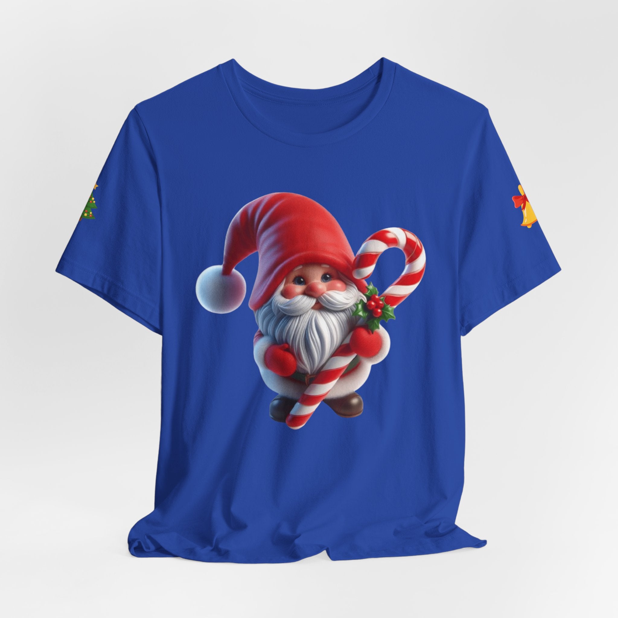 Candy Cane Gnome T-Shirt Christmas Santa Elf Tee