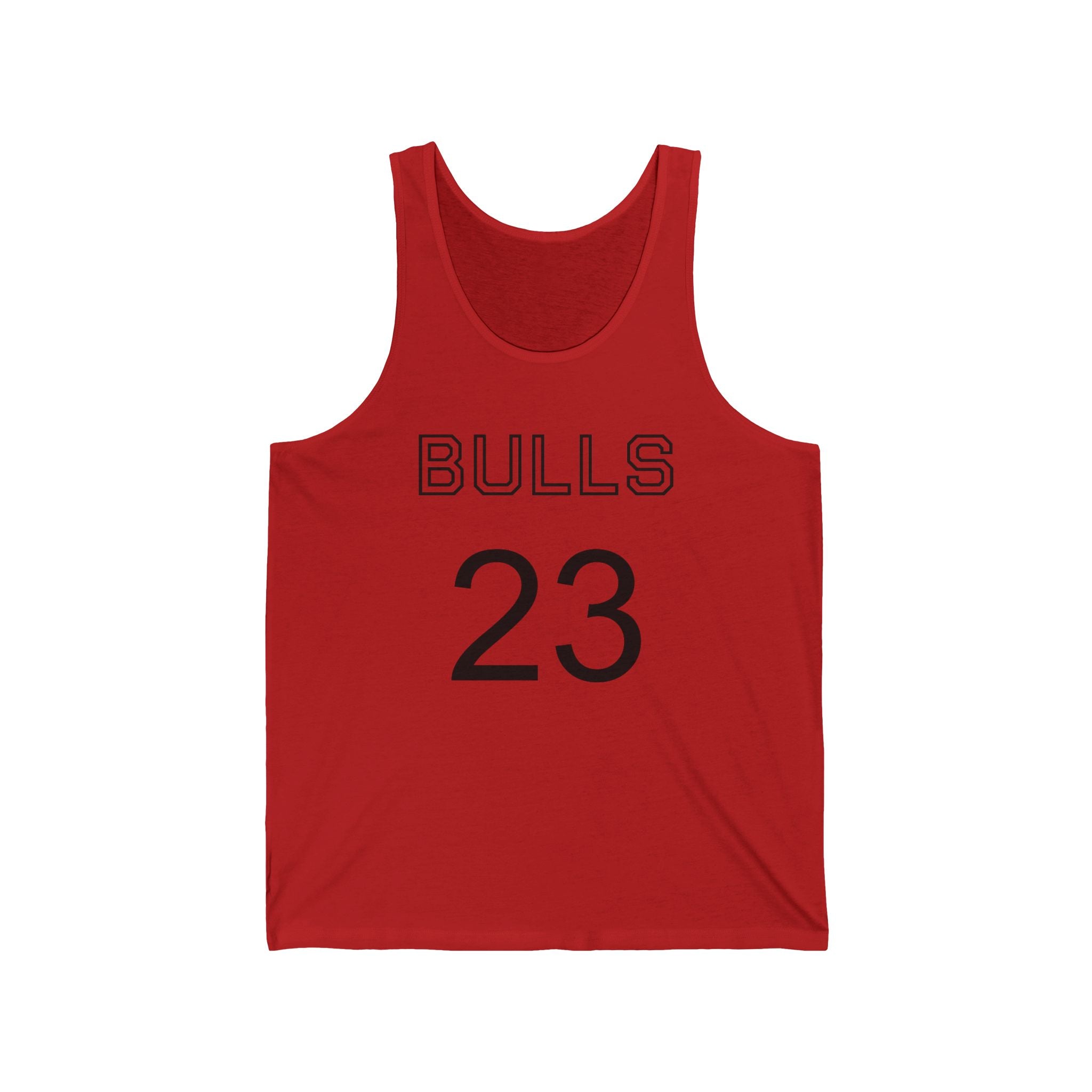 Bulls 23 Tank Basketball Jersey Number Athletic Apparel