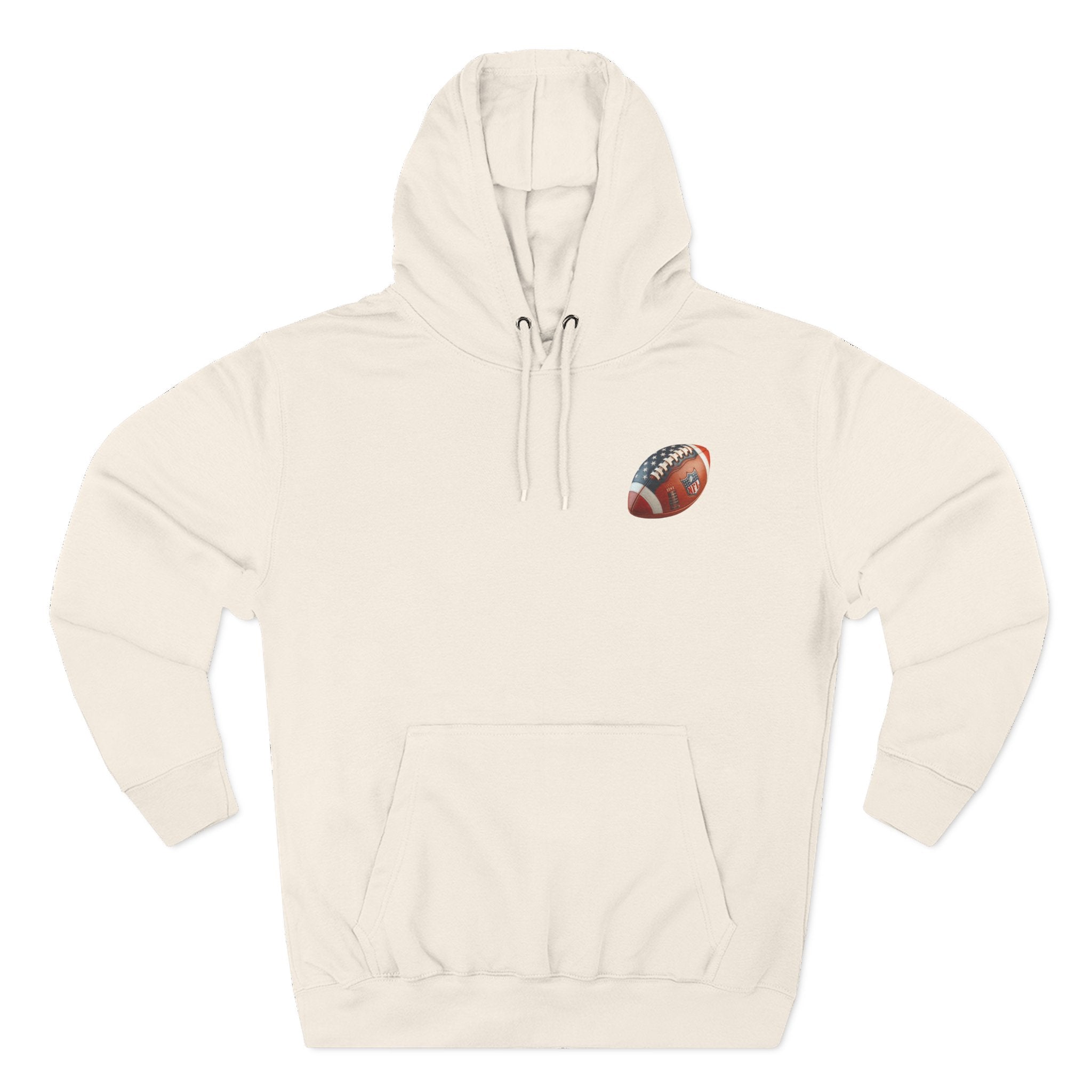 Football Helmet Skull Hoodie  Graphic Fleece Pullover for Fans