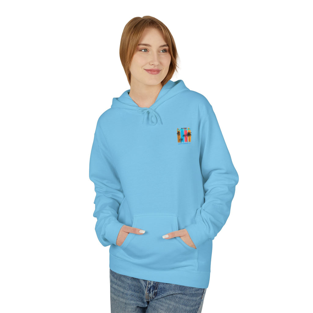 California Sunset Surf Hoodie  Summer Vacation Beach Pullover