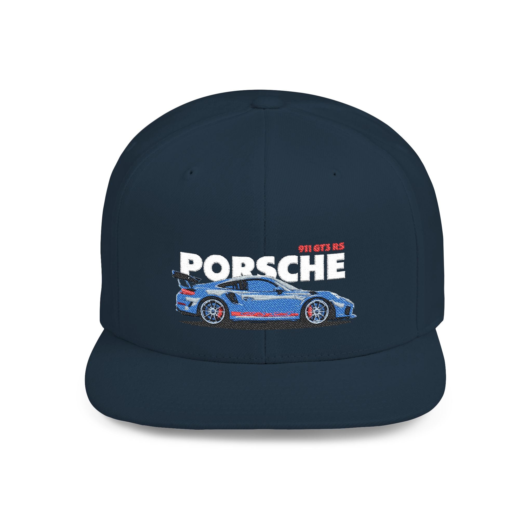 Porsche Flat Bill Snapback Hat, Stylish Cap for Car Enthusiasts, Trendy Headwear, Gift for Him, Vintage Car Hat