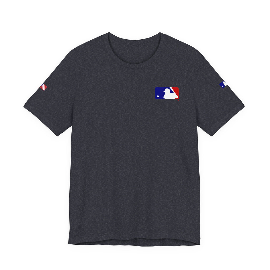 Baseball Logo T-Shirt  Minimal Chest Patch Tee
