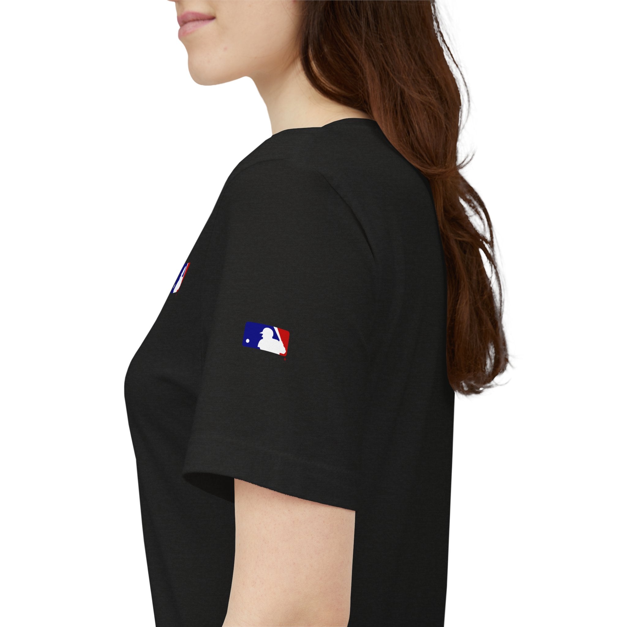 Baseball Logo T-Shirt  Minimal Chest Patch Tee