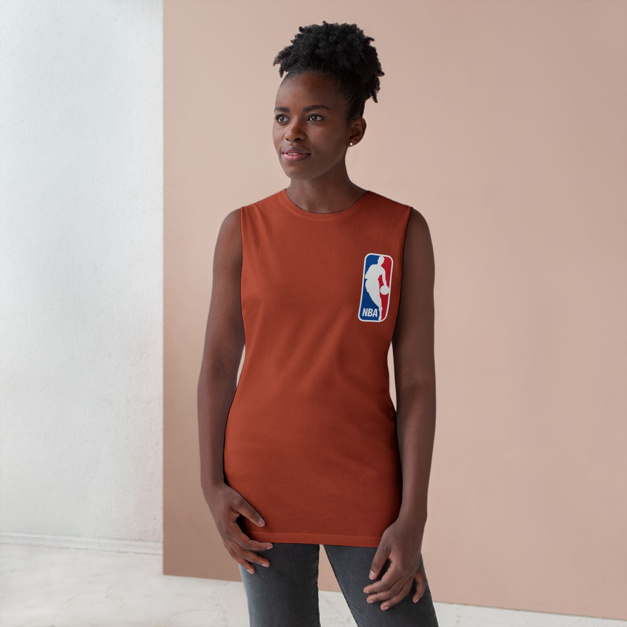 NBA Logo Tank Top | Basketball Sleeveless Shirt