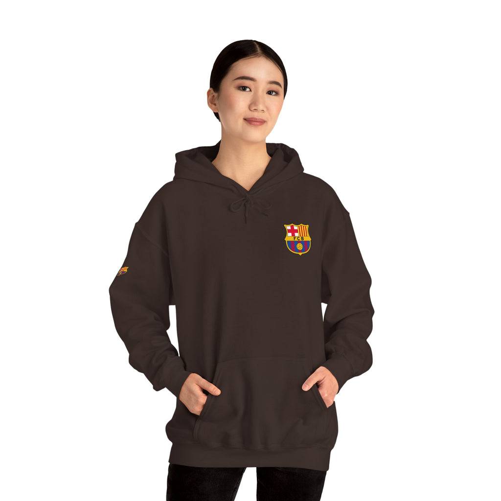 Hoodie  Barcelona Crest Hoodie with Small Badge