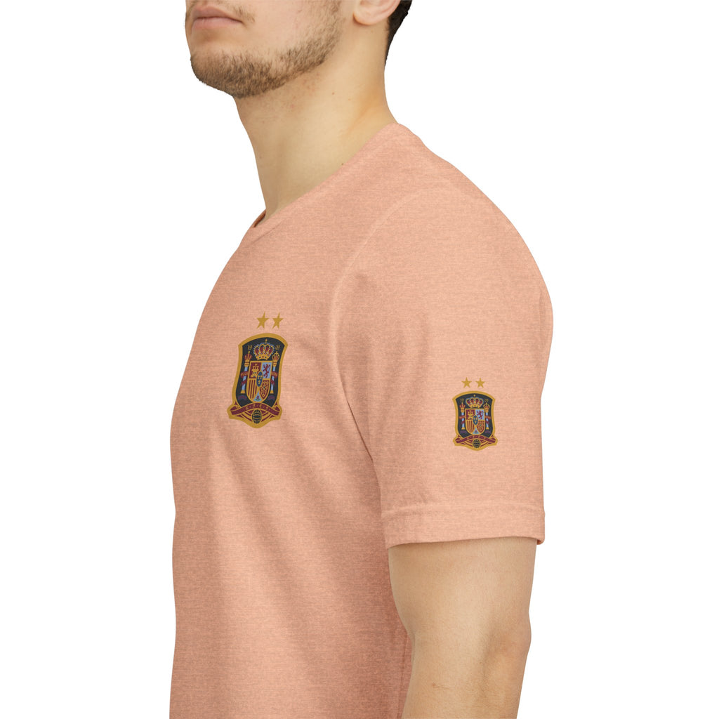 Spain Pride Unisex T-Shirt, Casual Wear, Spain Tee, Travel Souvenir, Sports Fan Gear, Spain Gifts, Cool Summer Shirt