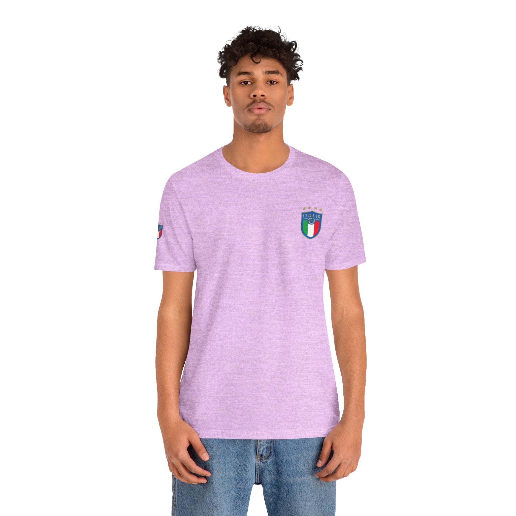Italy Crest Tee  Italian Flag Shield T-Shirt