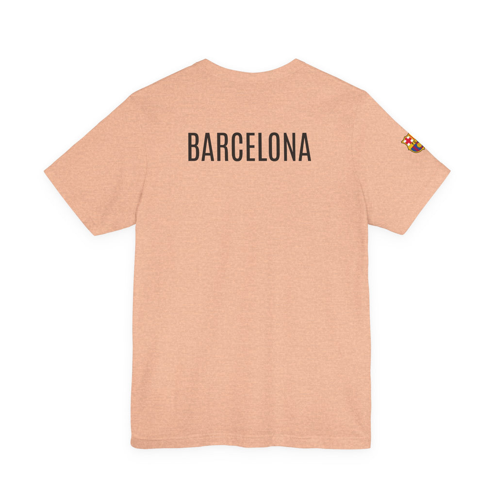 Barcelona Crest T‑Shirt  Minimal Football Fan Tee