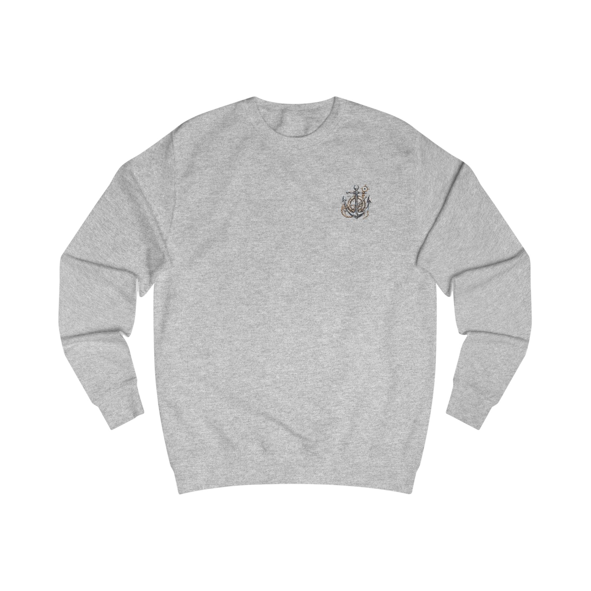 Nautical Compass Sweatshirt — Vintage Maritime Crewneck