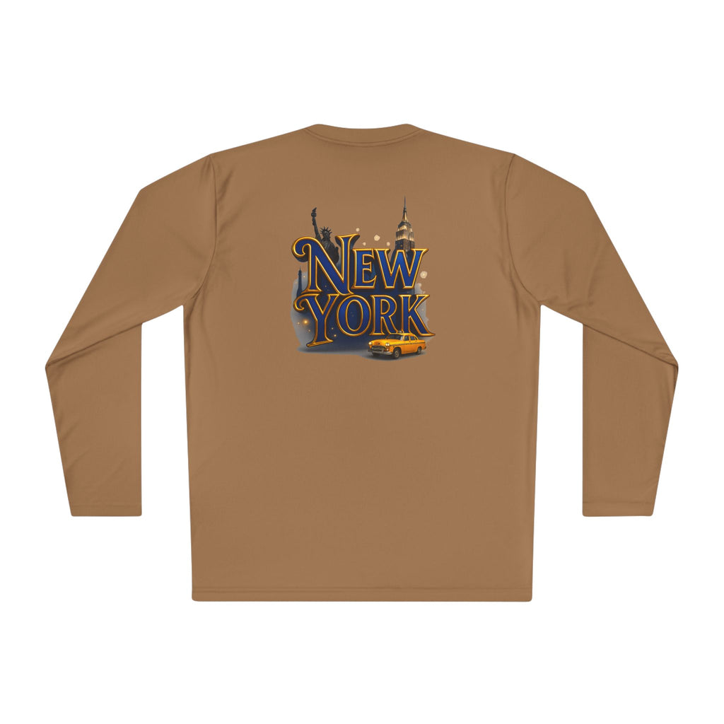 New York Skyline graphic Long Sleeve Tee NY lettering