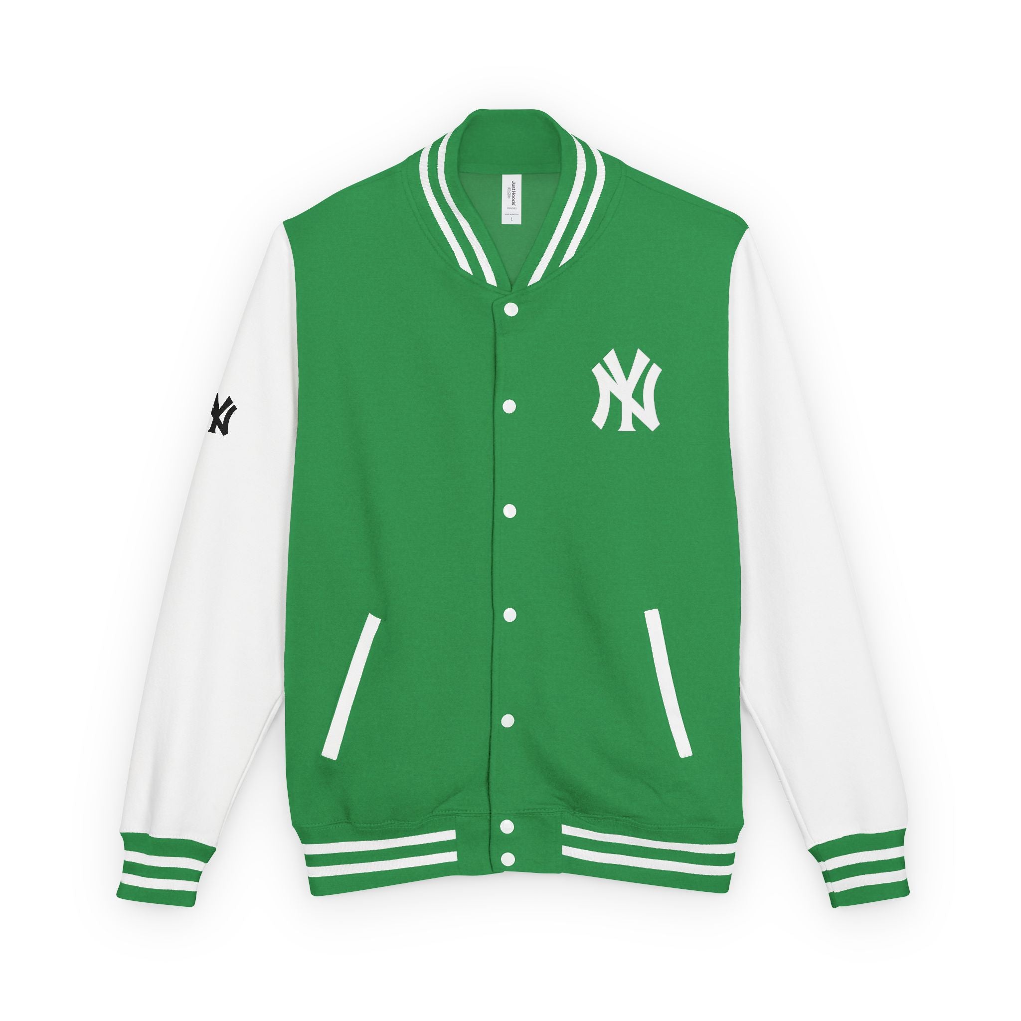 New York Letterman Jacket Varsity Style Red & White Baseball Jacket