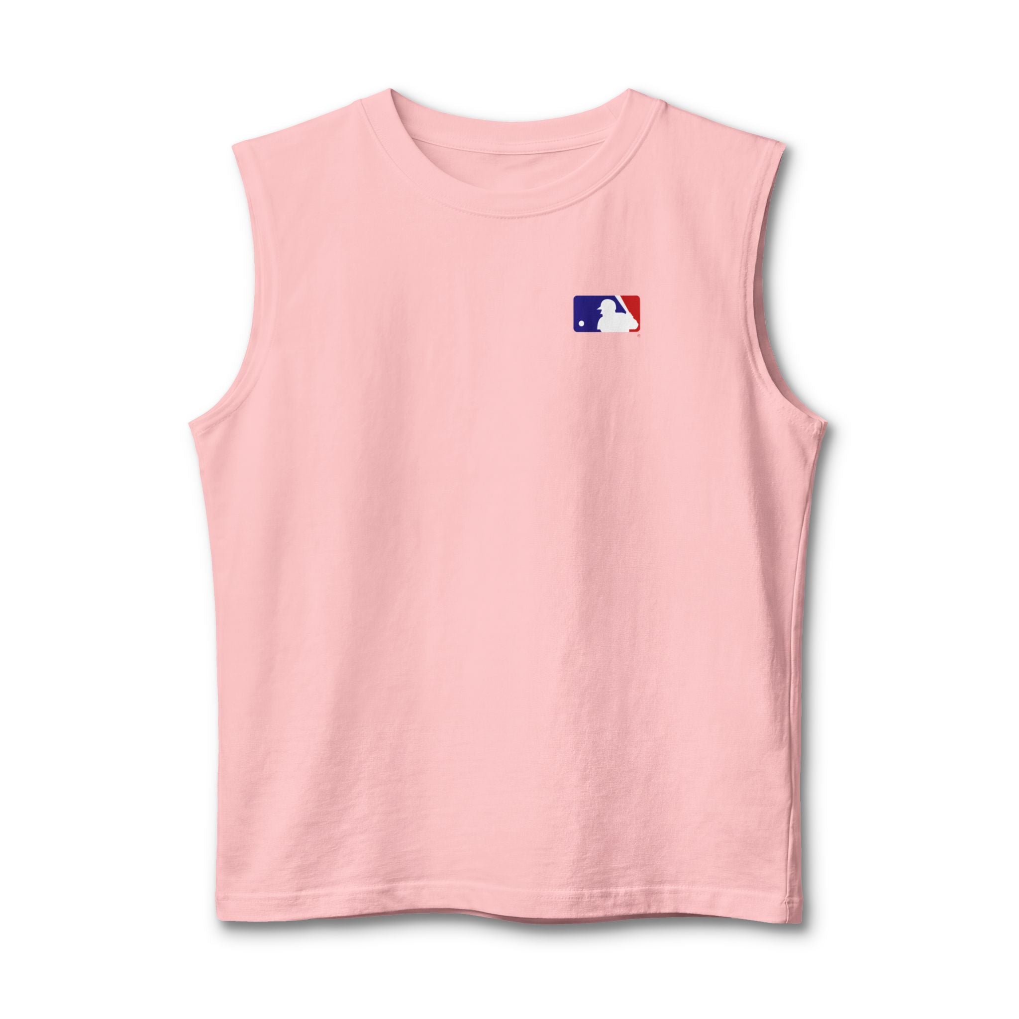 Baseball Logo Muscle Tank  MLB Inspired Sleeveless Tee