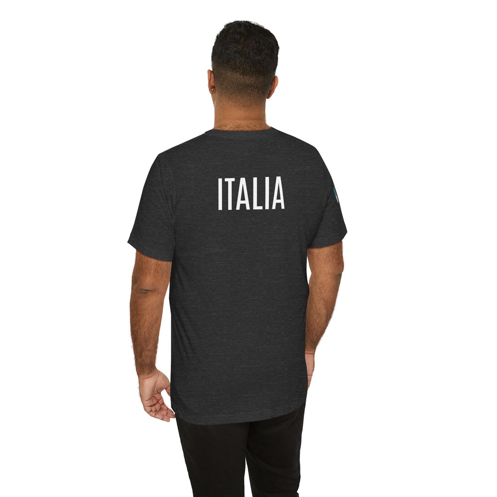 Italy Crest Tee  Italian Flag Shield T-Shirt