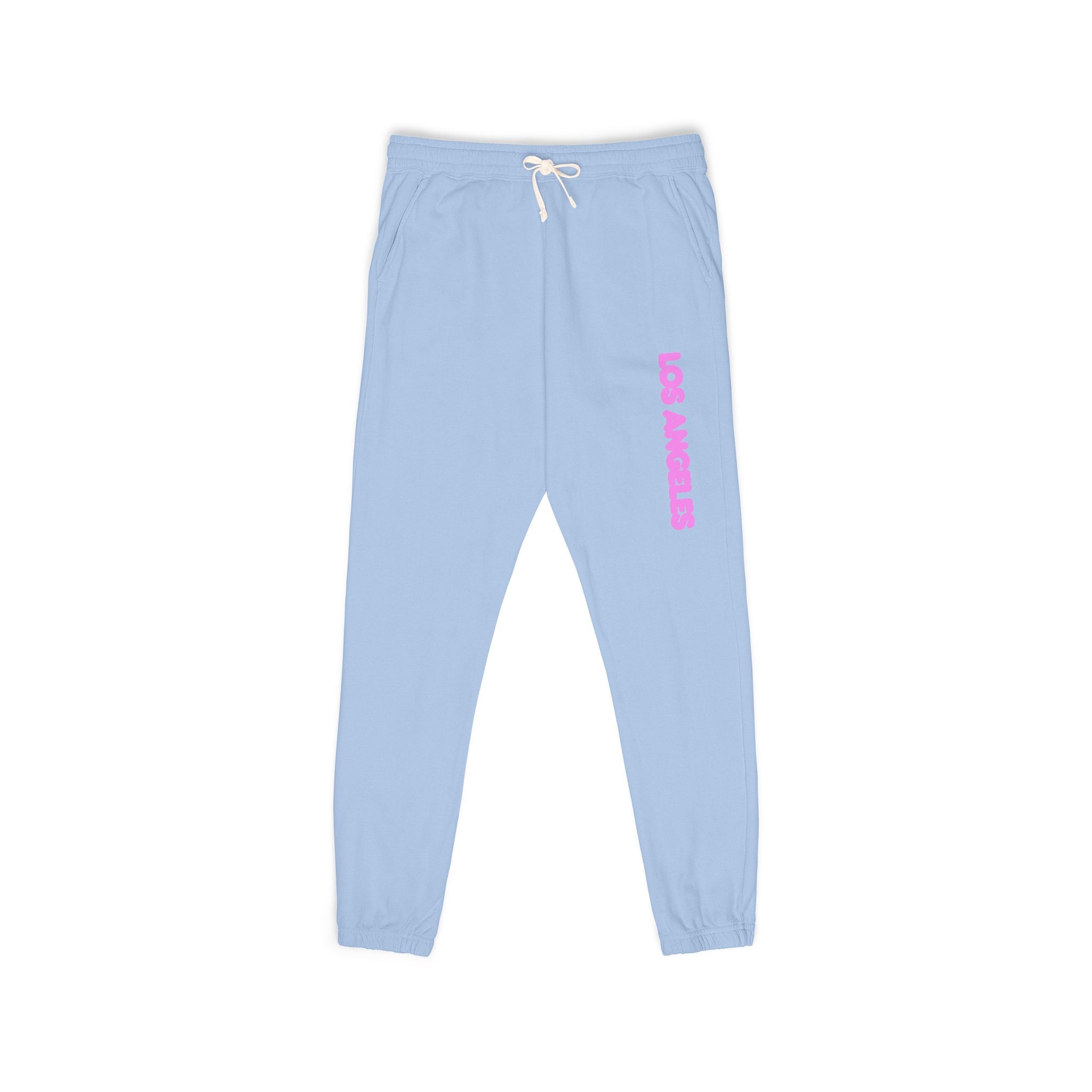 Los Angeles Pink Vertical Logo Sweatpants