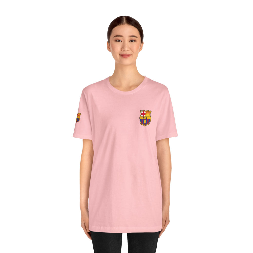 Barcelona Crest T‑Shirt  Minimal Football Fan Tee
