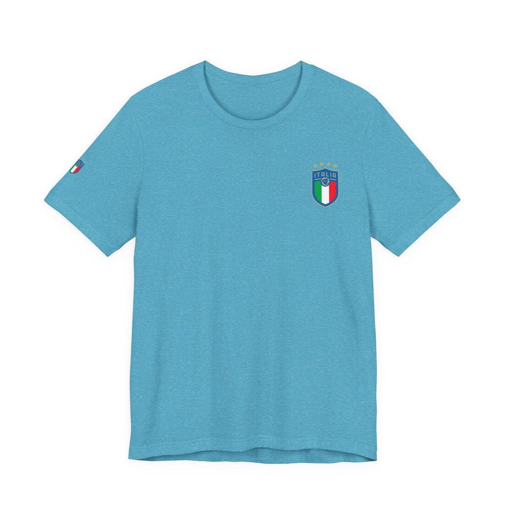 Italy Crest Tee  Italian Flag Shield T-Shirt