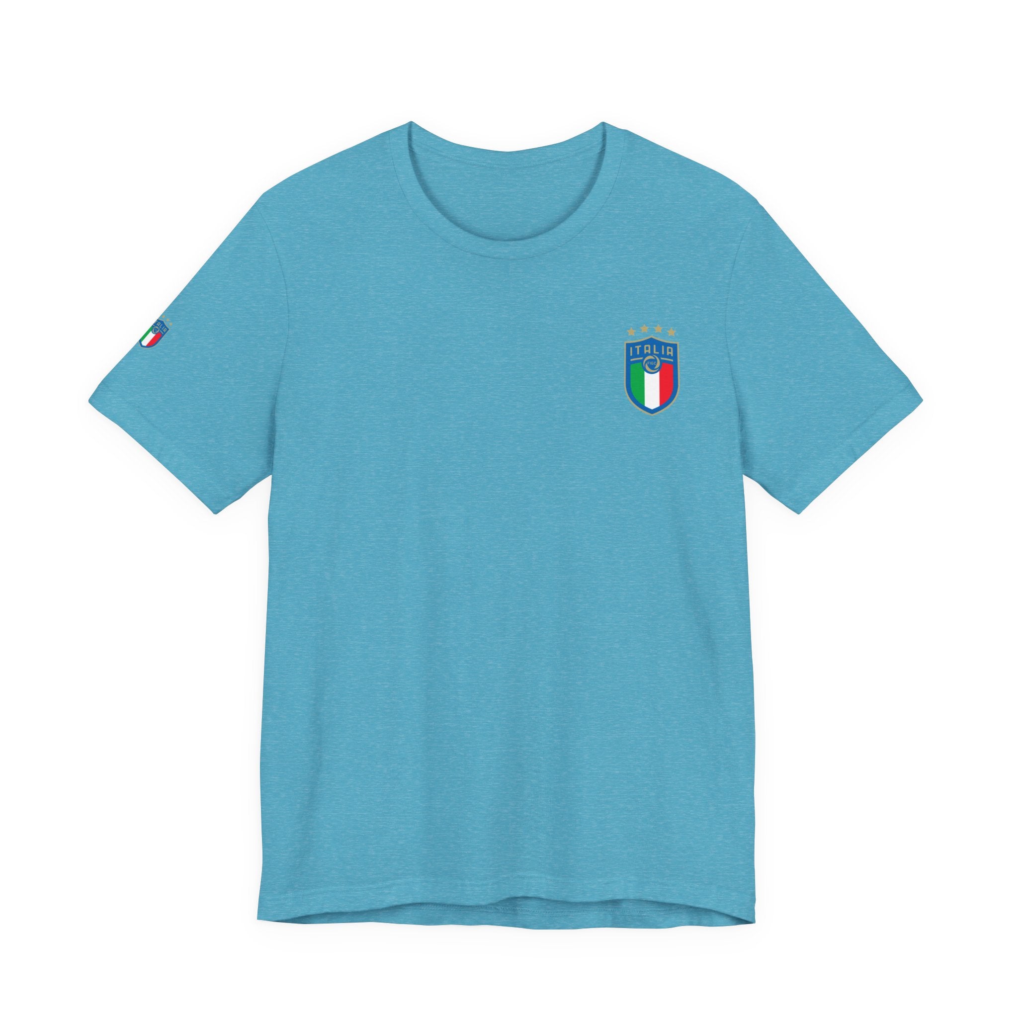 Italy Crest Tee  Italian Flag Shield T-Shirt