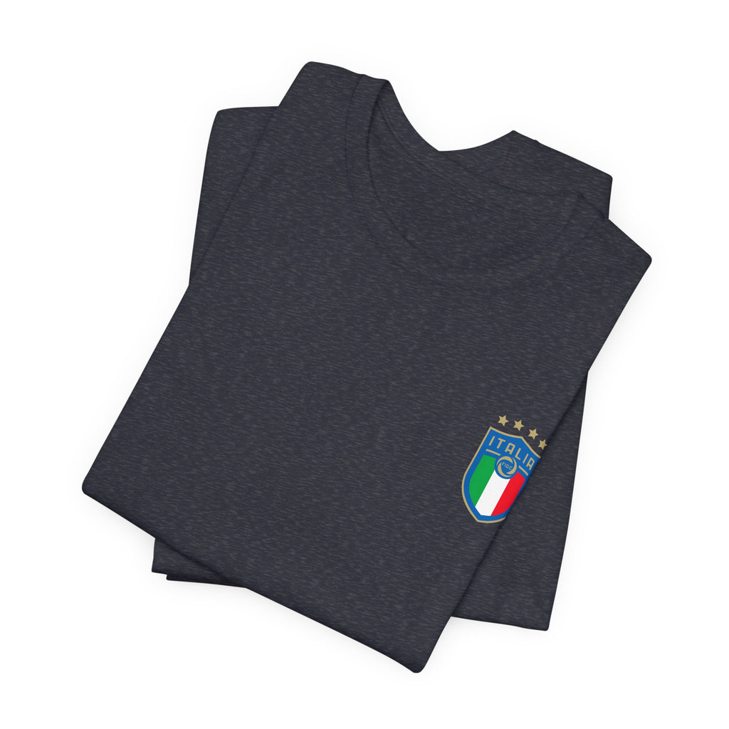 Italy Crest Tee  Italian Flag Shield T-Shirt