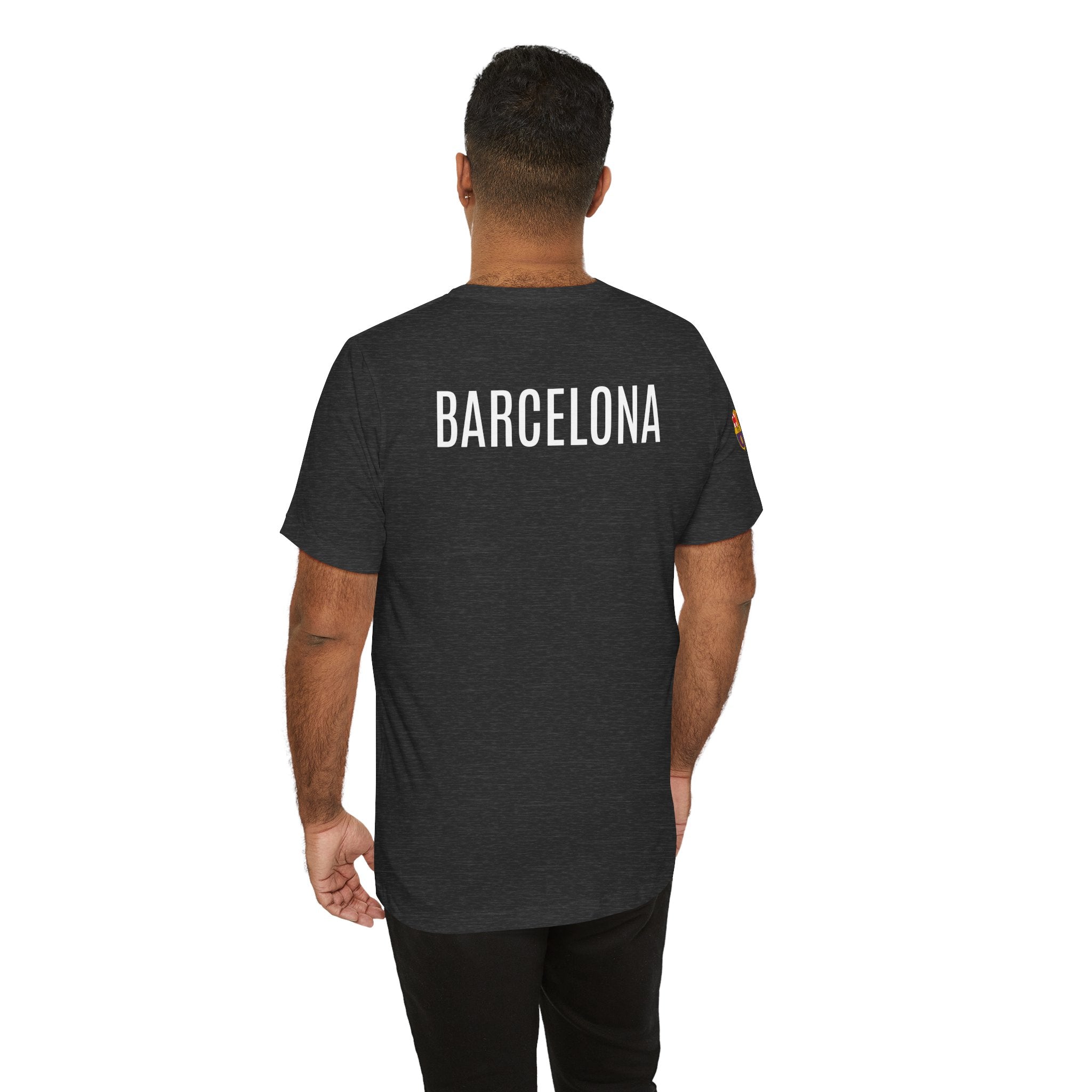 Barcelona Crest T‑Shirt  Minimal Football Fan Tee