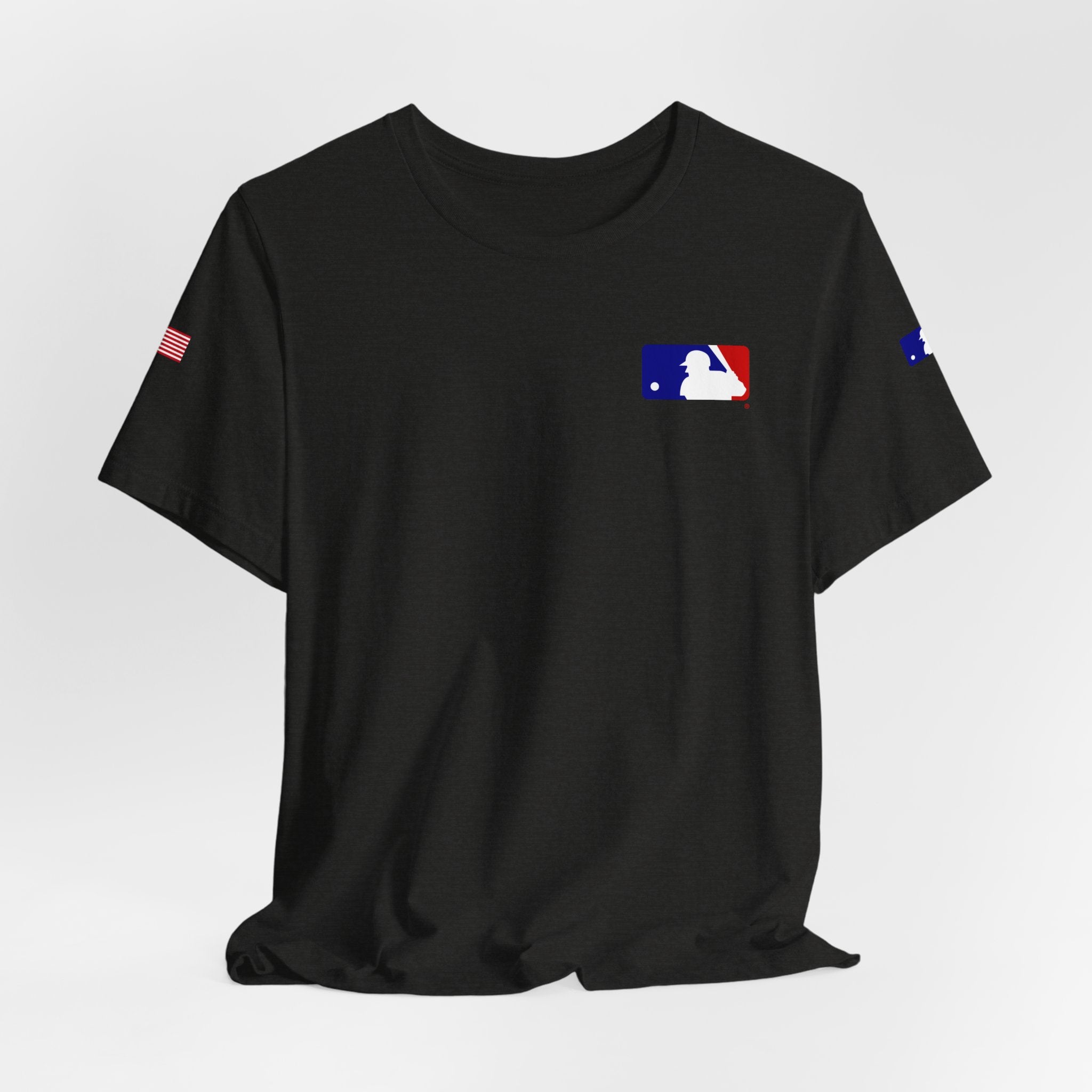 Baseball Logo T-Shirt  Minimal Chest Patch Tee