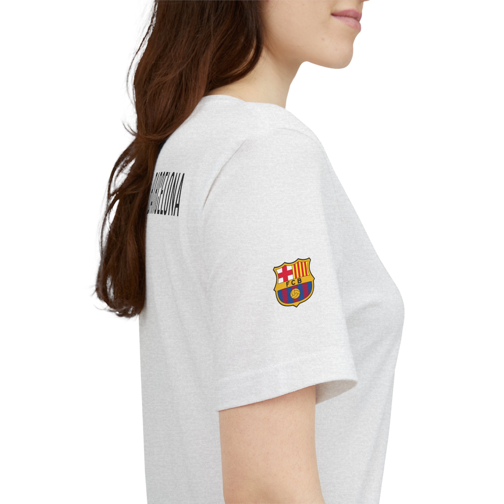 Barcelona Crest T‑Shirt  Minimal Football Fan Tee