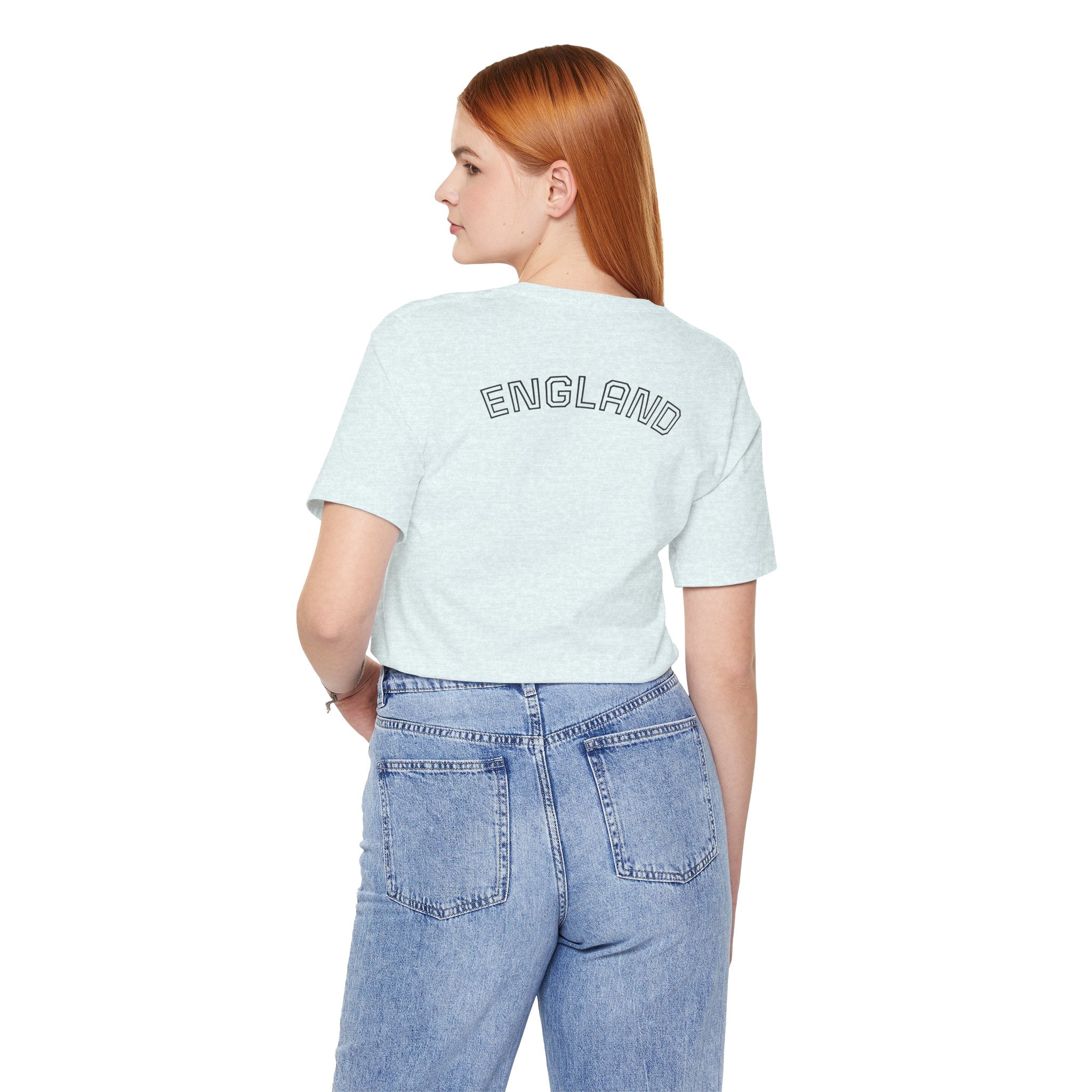 England Crest Soccer Tee — 'ENGLAND' Back Graphic