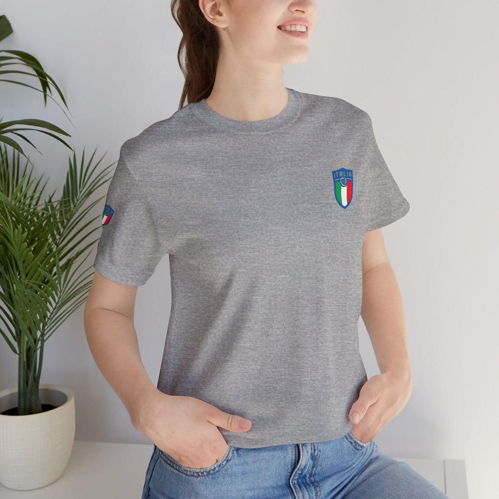 Italy Crest Tee  Italian Flag Shield T-Shirt