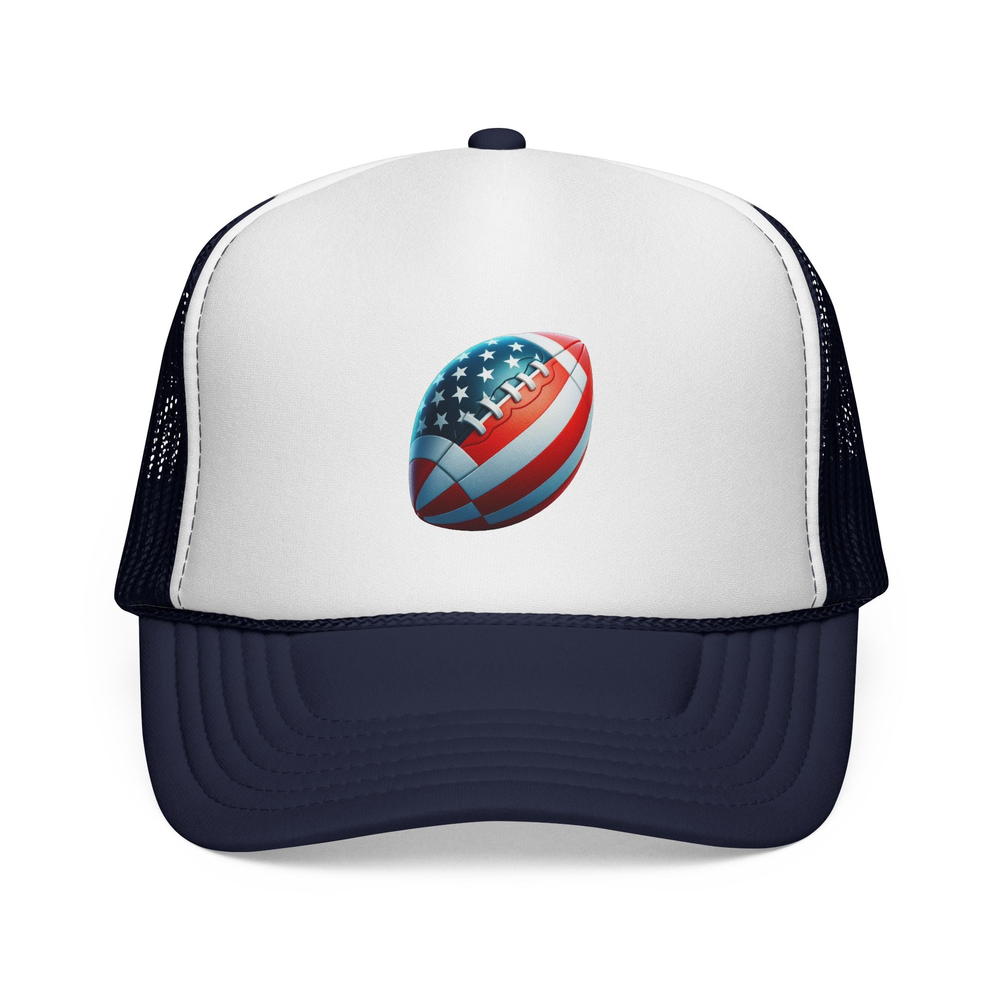 American Football Trucker Cap  Retro Gridiron Hat