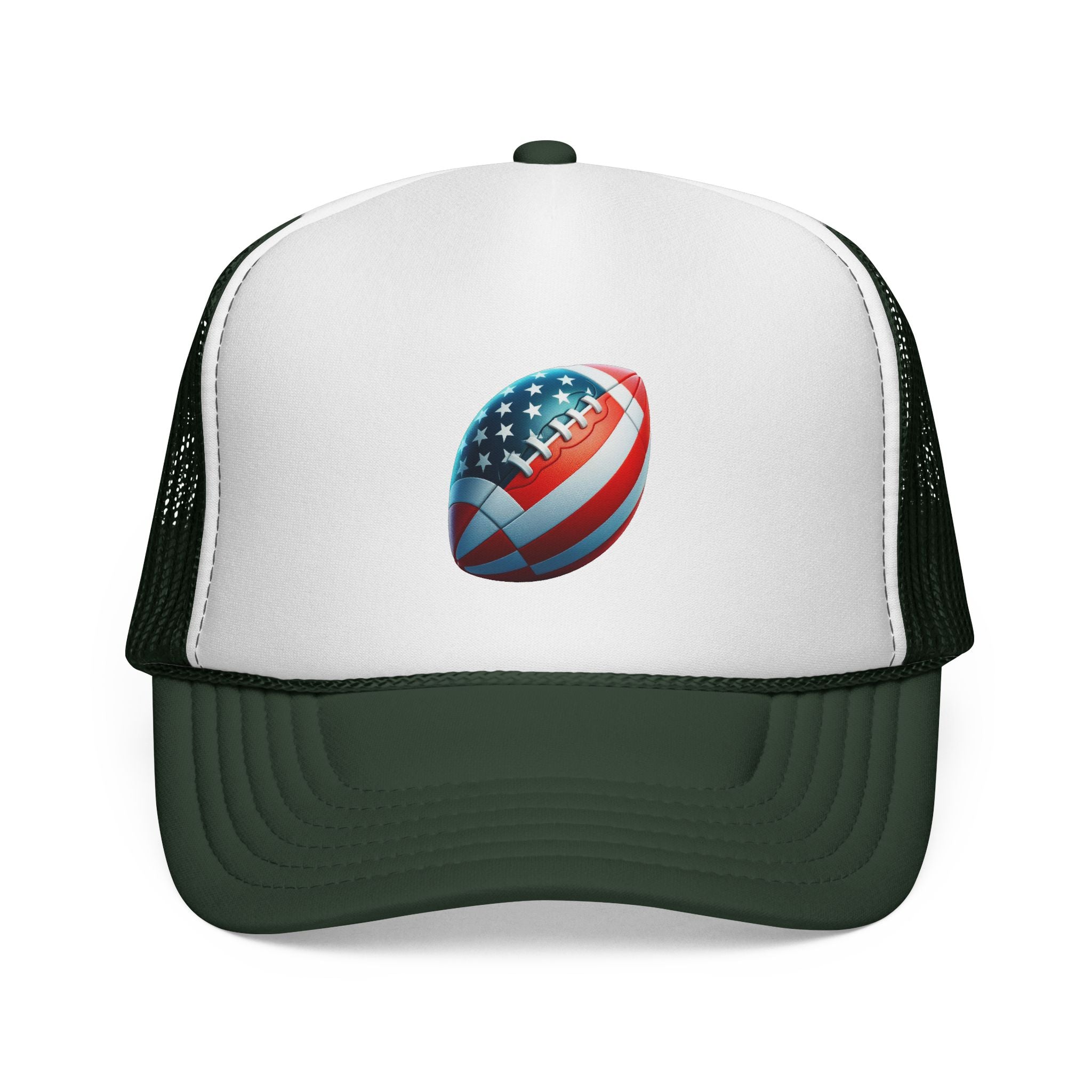 American Football Trucker Cap  Retro Gridiron Hat