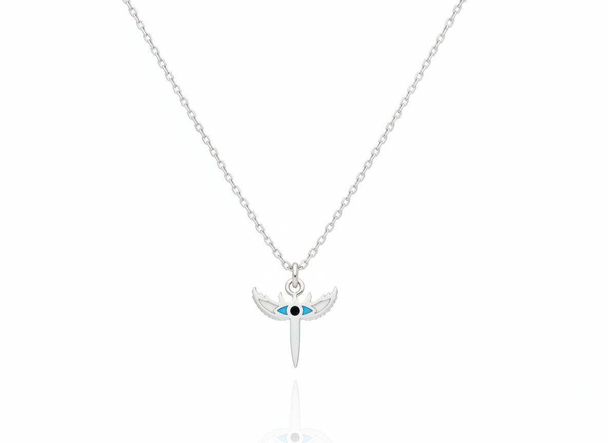 Angel Necklace-925 Sterling Silver Necklace