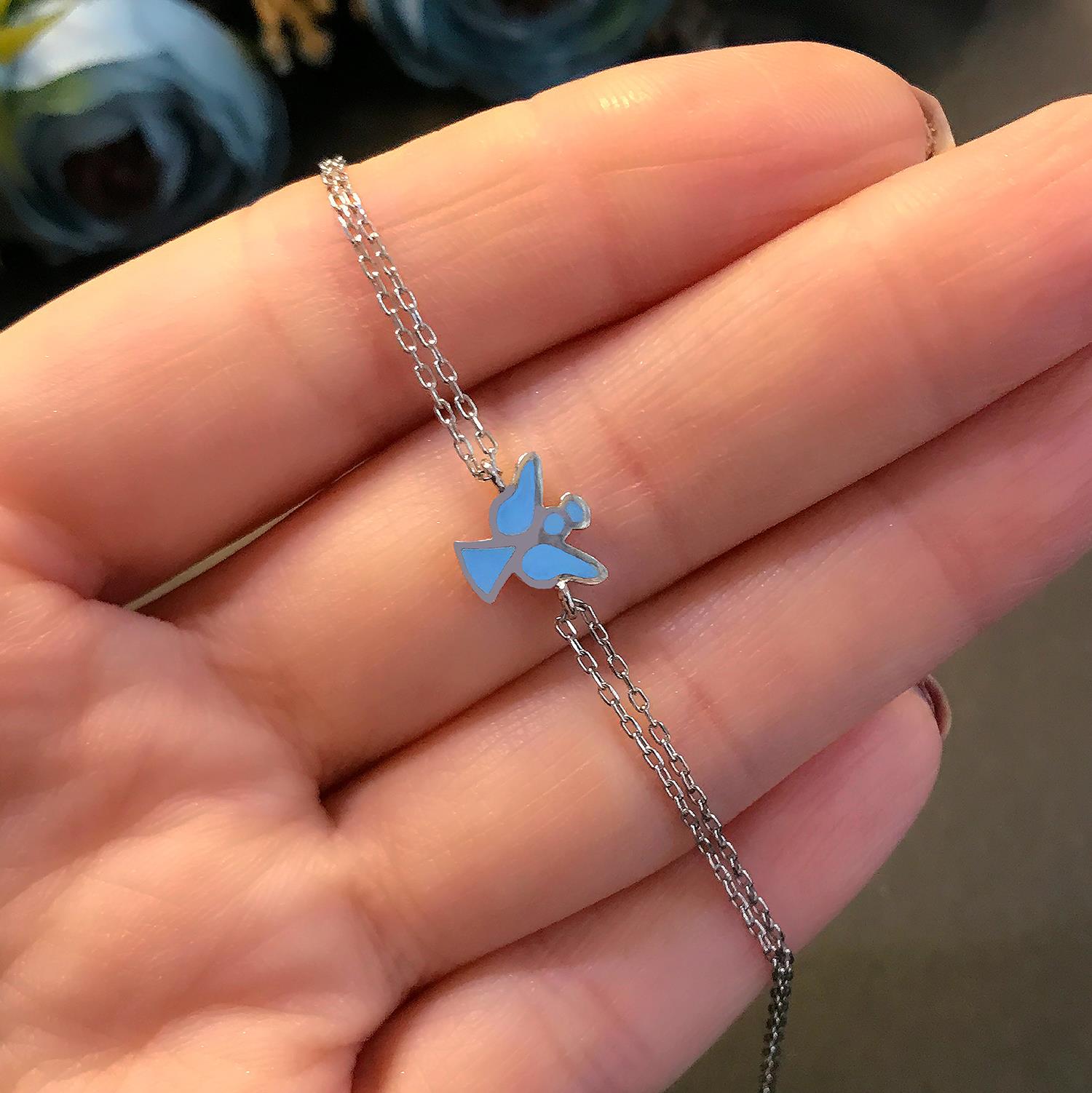 Angel bracelet 925 sterling silver angel bracelet