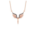 Angel silver necklace-925 sterling silver necklace