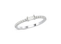 Baguette 925 Sterling Silver Women's Ring