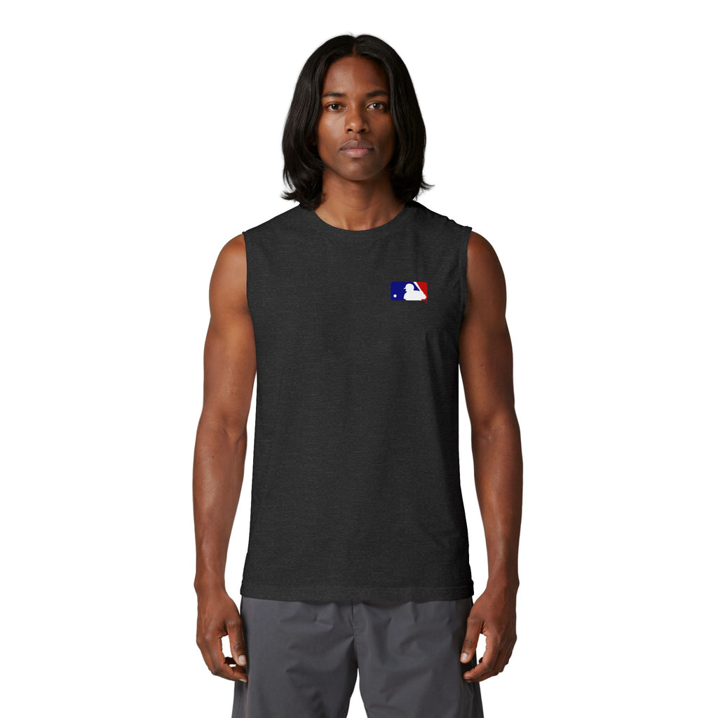 Baseball Logo Muscle Tank  MLB Inspired Sleeveless Tee
