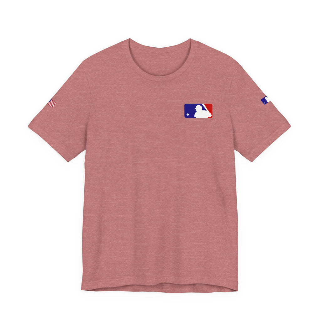 Baseball Logo T-Shirt  Minimal Chest Patch Tee